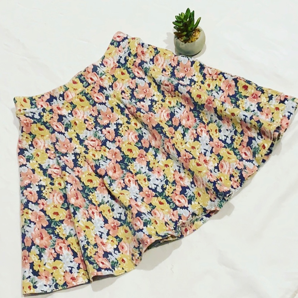 Floral Skater Skirt